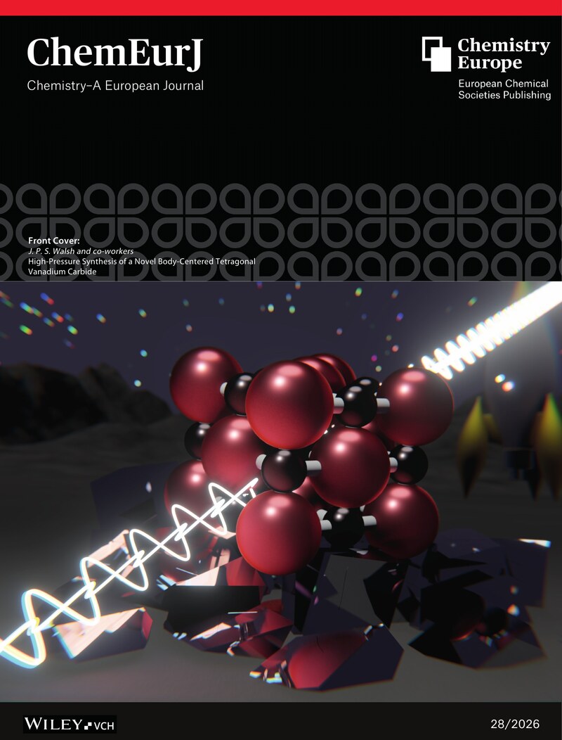 Front cover of Chemistry – A European Journal, Cote et al., 2026